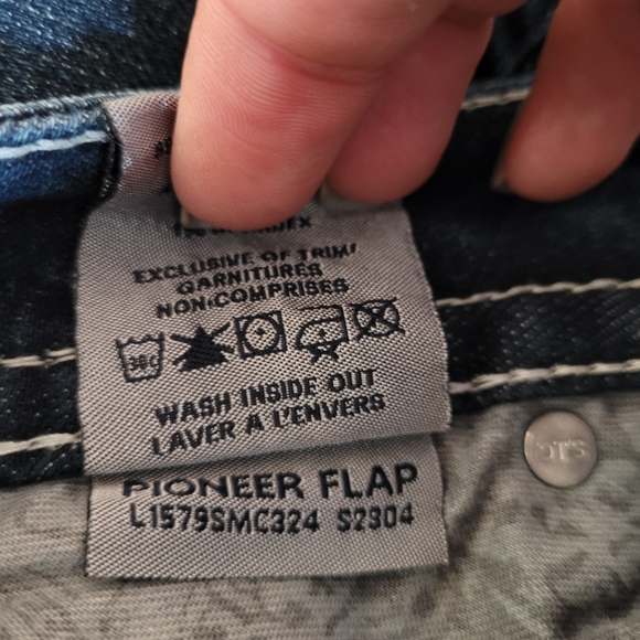 Silver Jeans CR00580 Western Glove Works women size W28/L33 - Picture 3 of 9